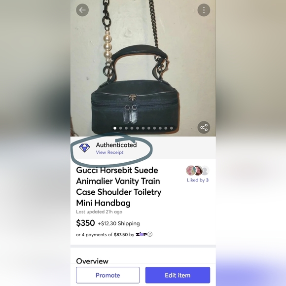 Gucci Horsebit Suede Animalier Vanity Train Case Shoulder Toiletry Mini Handbag - Picture 4 of 16